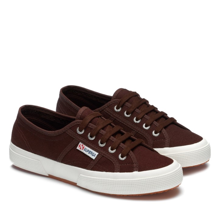 Superga 2750 Cotu Classic Smeđa šljiva F Avorio