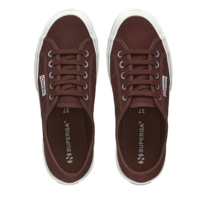 Superga 2750 Cotu Classic Smeđa šljiva F Avorio