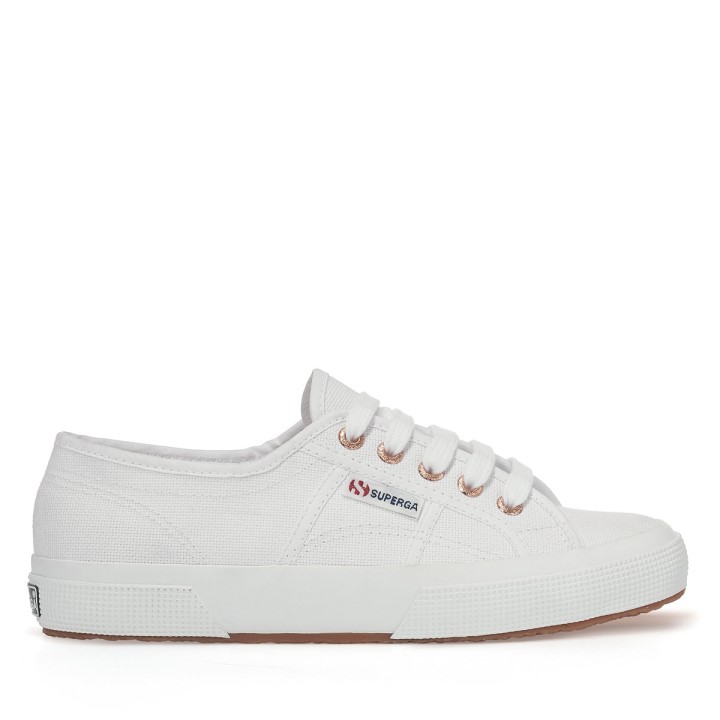 Superga 2750 Cotu Classic Bijelo-ružičasto Zlato