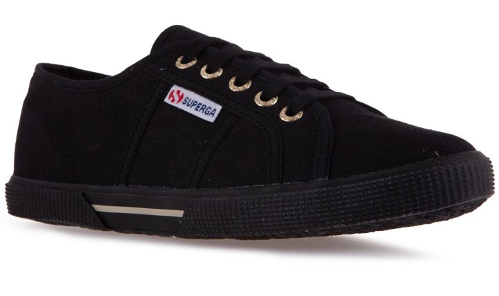 Superga 2950 Cotu Crno-blijedo Zlato