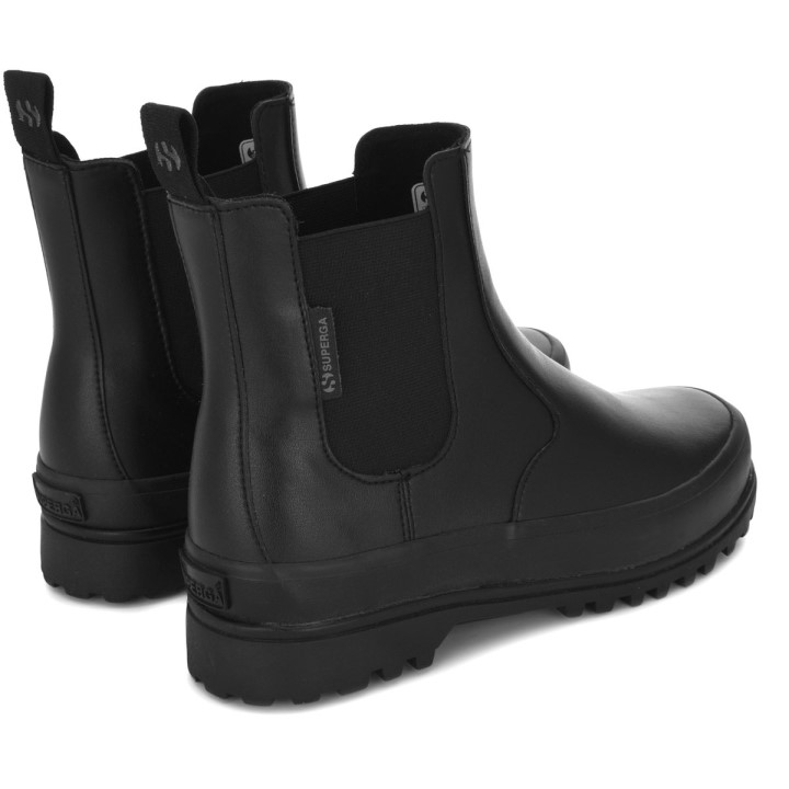 Superga 2678 Alpina Umjetna Koža Total Crna