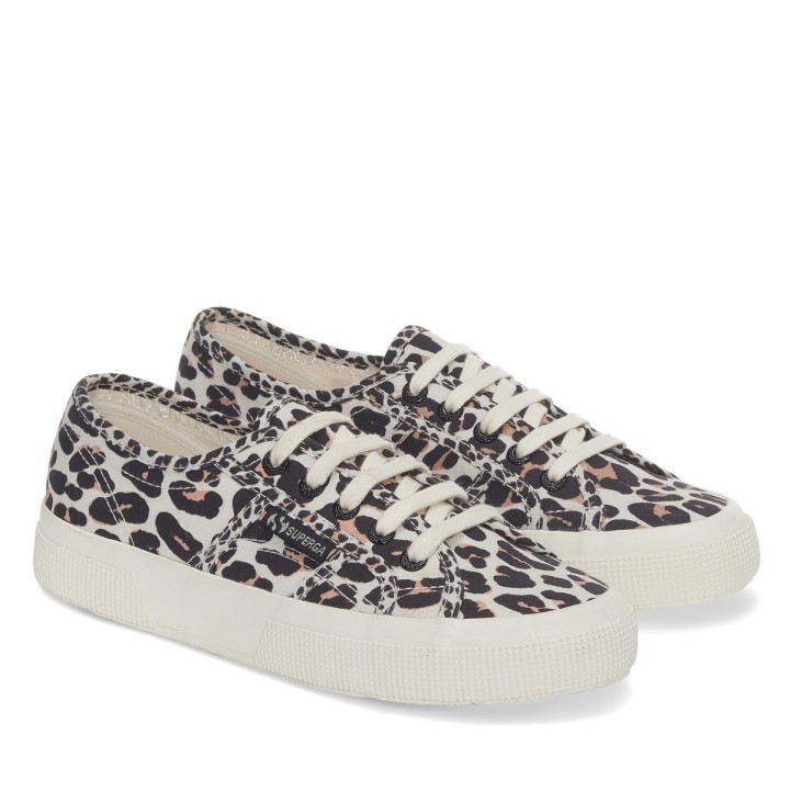 Superga 2750 Svijetli Leopard Print Lt Bež Leopard-f Avorio