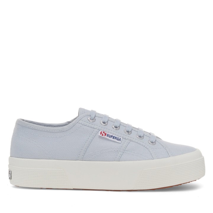 Superga 2740 Platforma Siva Lilla-f Avorio