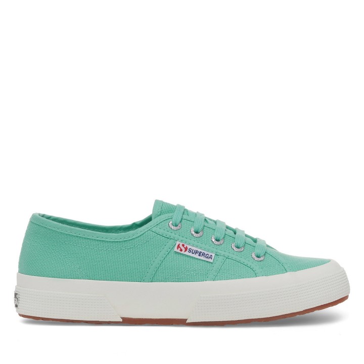 Superga 2750 Cotu Classic Green Water-f Avorio
