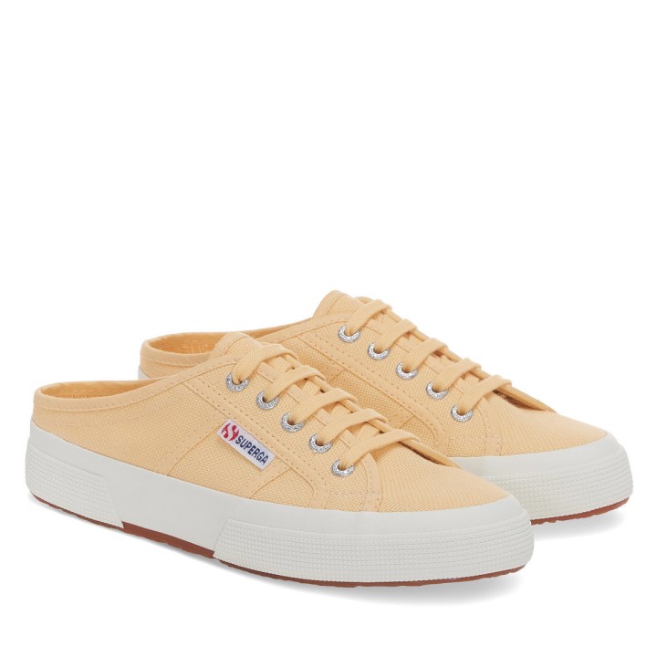 Superga 2402 Mule Yellow Lt-f Avorio