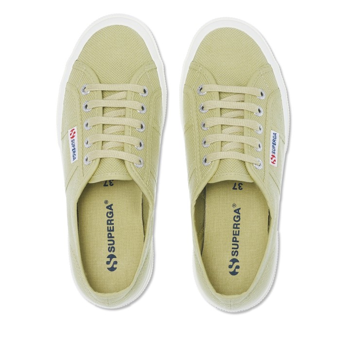 Superga 2750 Cotu Classic Zelena Maslinasto-f Avorio