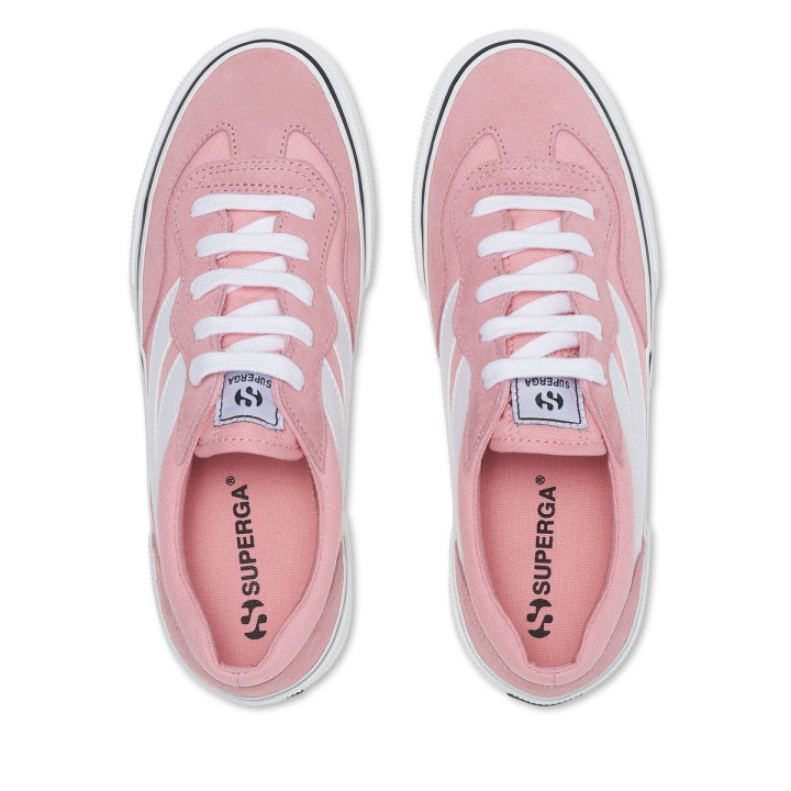 Superga 3041 Revolley Colourblock Platforma Ružičasto-bijela
