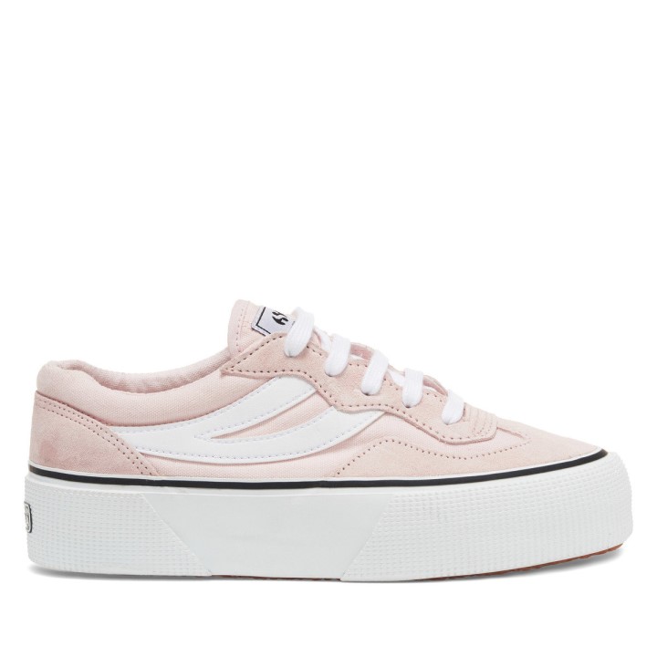 Superga 3041 Revolley Colourblock Platforma Ružičasto-bijela