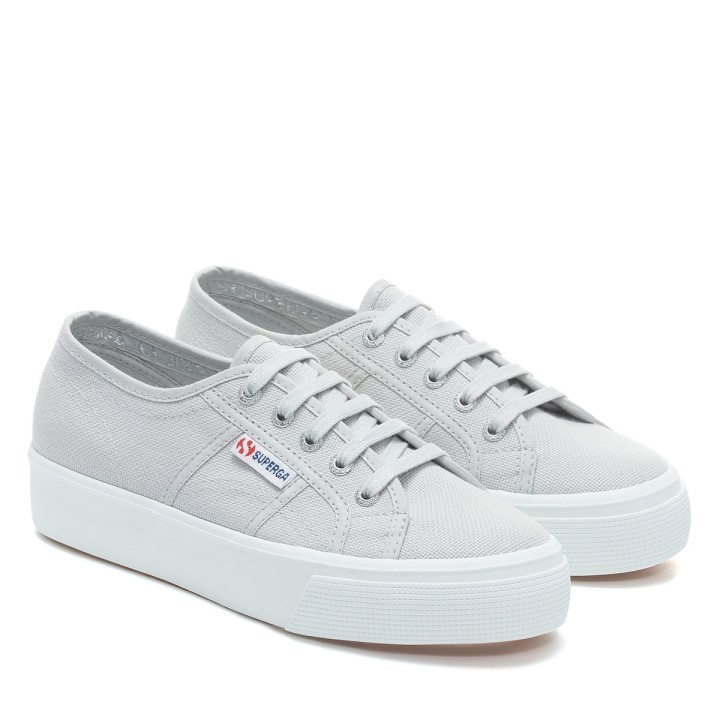 Superga 2730 Srednja Platforma Siva Pepeljasta