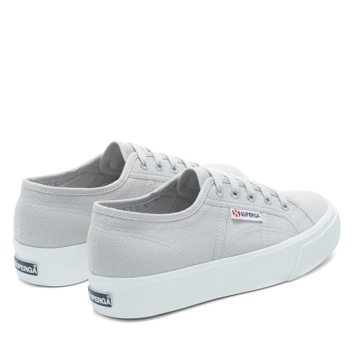 Superga 2730 Srednja Platforma Siva Pepeljasta