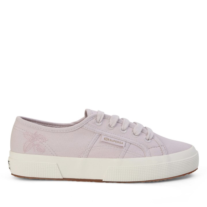 Superga 2750 Prirodna Boja Vez Ružičasto Magenta Lišće