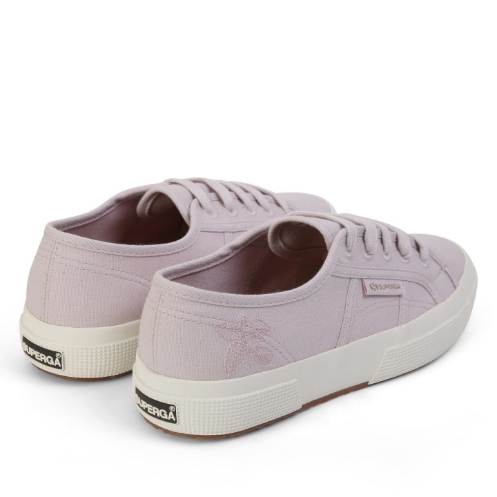 Superga 2750 Prirodna Boja Vez Ružičasto Magenta Lišće