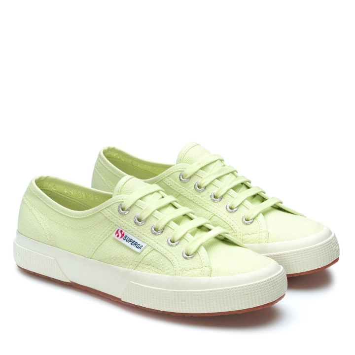 Superga 2750 Cotu Classic Zeleni Jaglac-f Avorio