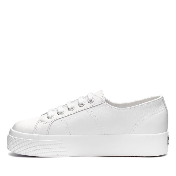 Superga 2730 Nappa Lea Optički Bijela