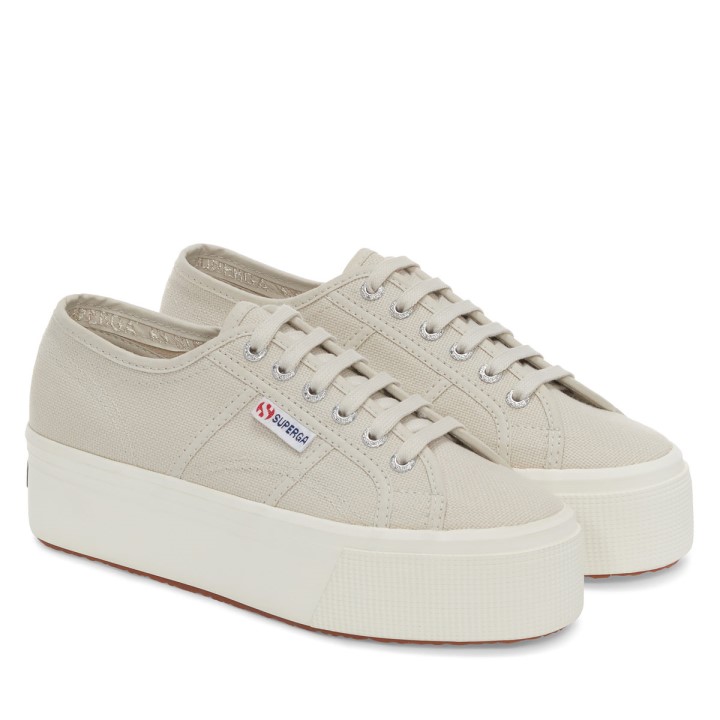 Superga 2790 Linija Gore Dolje Siva Pijesak-f Avorio