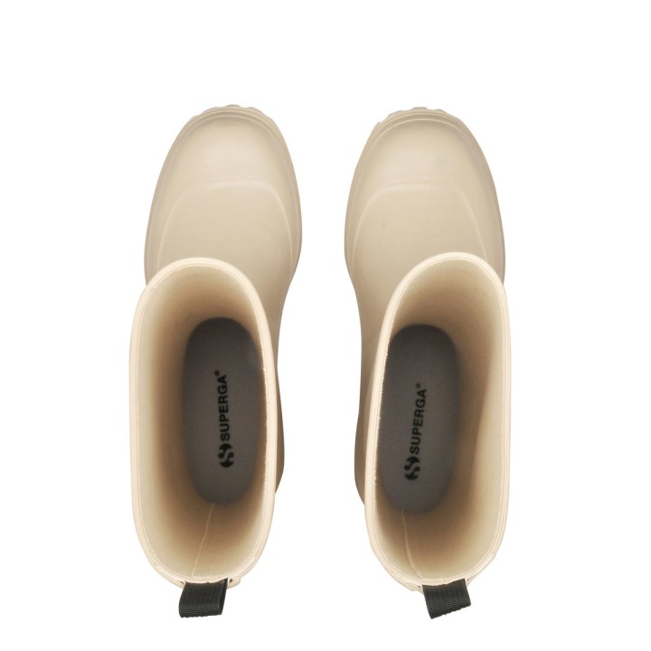 Superga 799 Gumene čizme Natpis Bež Lt-bež Lt