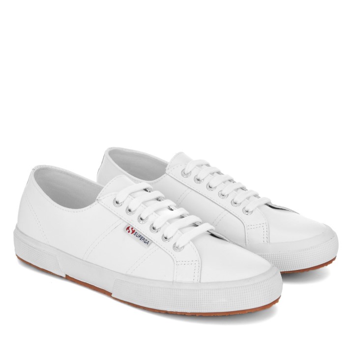 Superga 2750 Nappa Lea Bijela