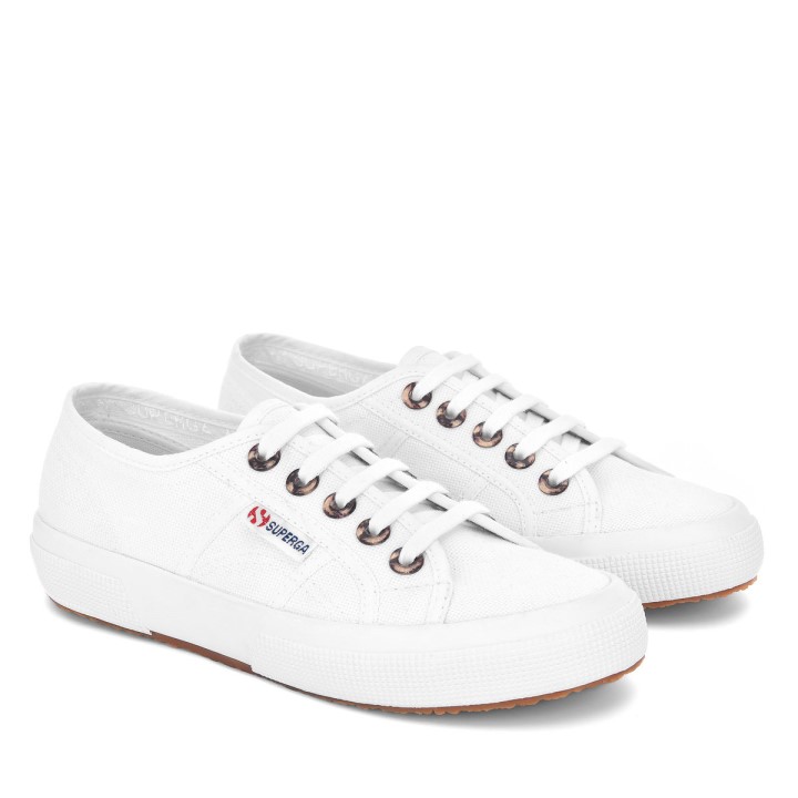 Superga 2750 Resin Ušice Bijelo-klasična Kornjačevina