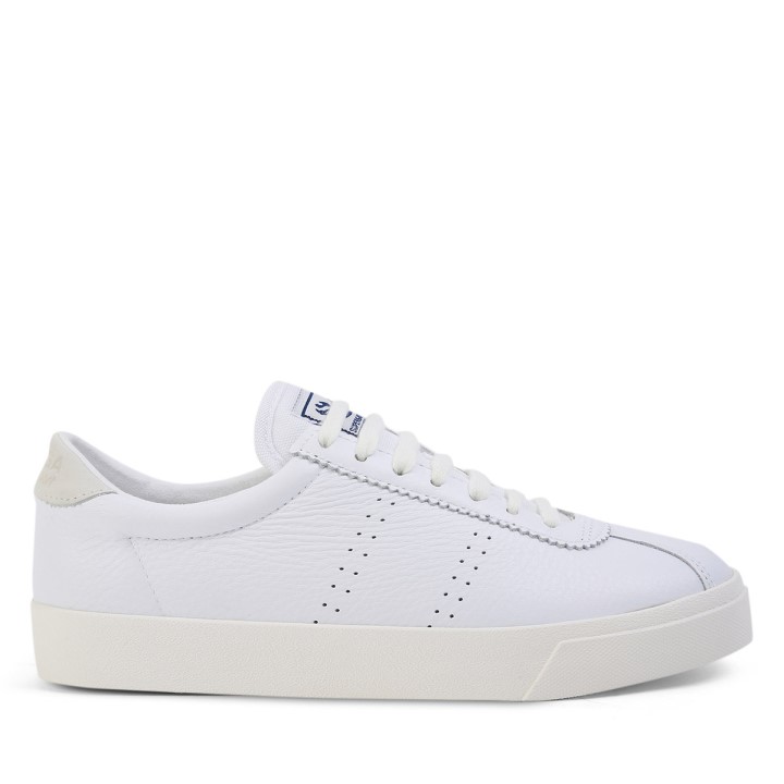 Superga 2843 Superga Sport Club S Bijelo-bijeli Avorio-bež Gesso