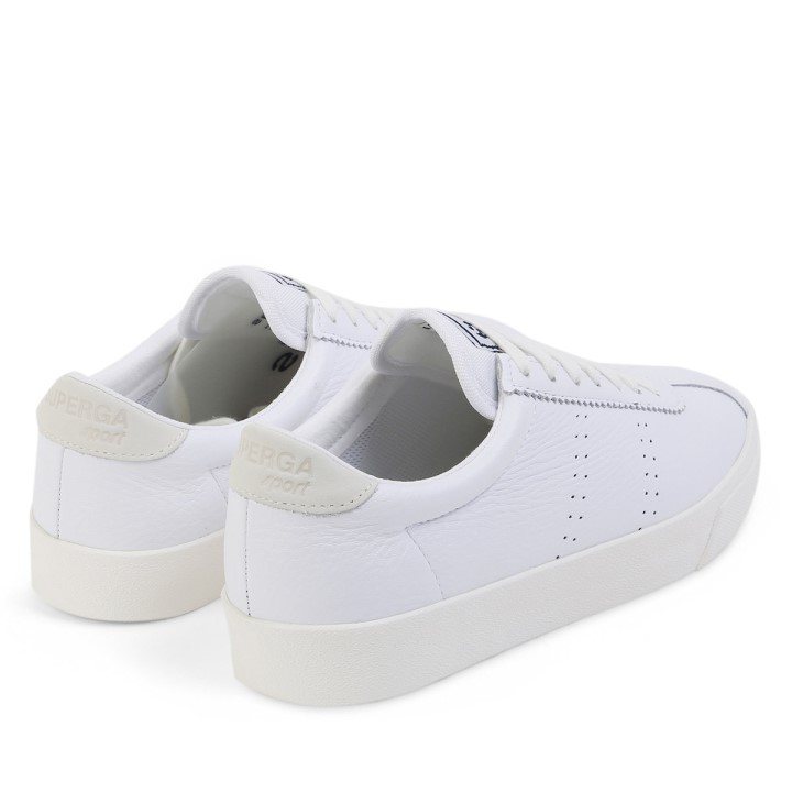Superga 2843 Superga Sport Club S Bijelo-bijeli Avorio-bež Gesso