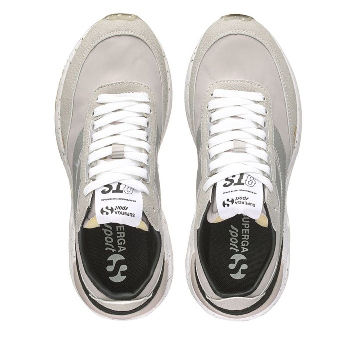 Superga 4089 Training 9ts Slim Veganska Umjetna Koža Siva Colomba