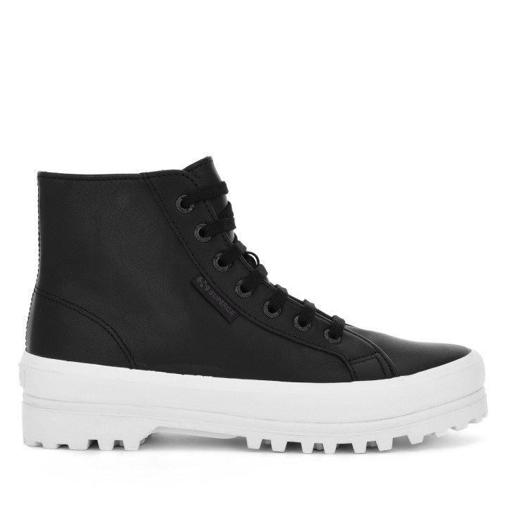 Superga 2341 Alpina Nappa Crno-f Avorio