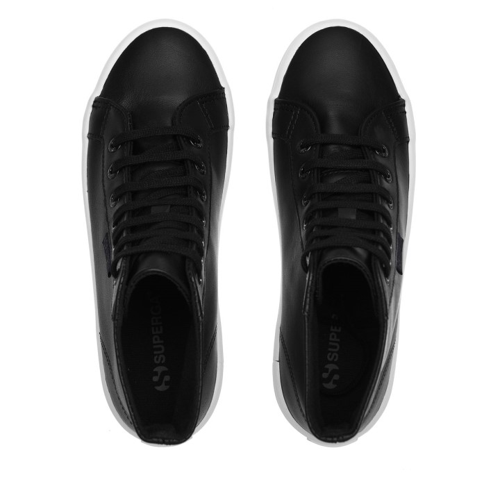 Superga 2341 Alpina Nappa Crno-f Avorio