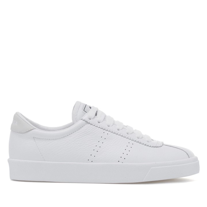 Superga 2843 Club S Udobnost Koža Full White White