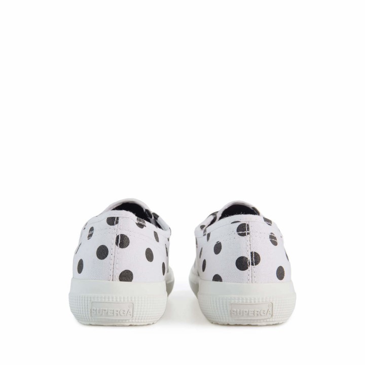 Superga 2750 Polkadots Bijelo-crne Točkice