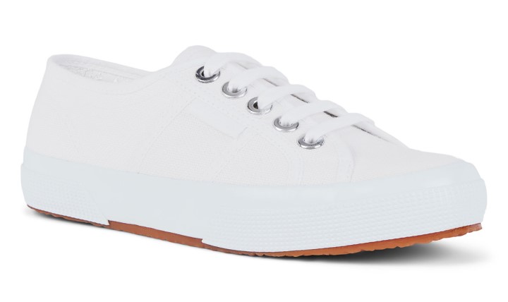 Superga 2750 Cotu Velike Ušice Bijelo-platinaste