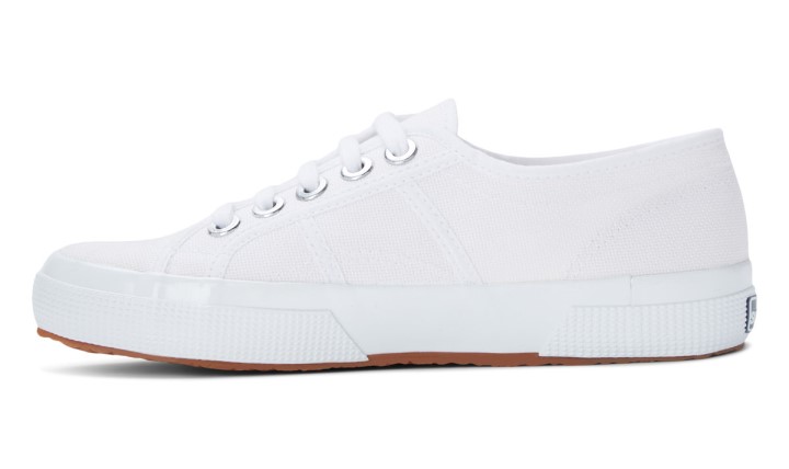 Superga 2750 Cotu Velike Ušice Bijelo-platinaste
