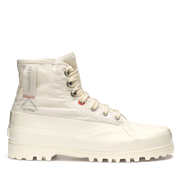 Superga 2481 Alpina Ripstop Bež Naturak-narančasta Rajčica