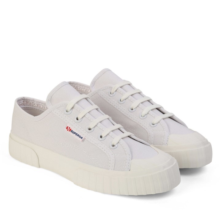 Superga 2630 Cotu Siva Lt-bijela Avorio