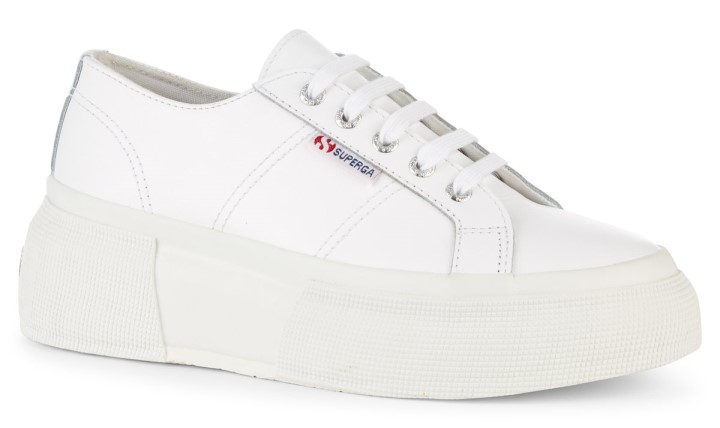 Superga 2287 Nappa Lea Up5 Bijela