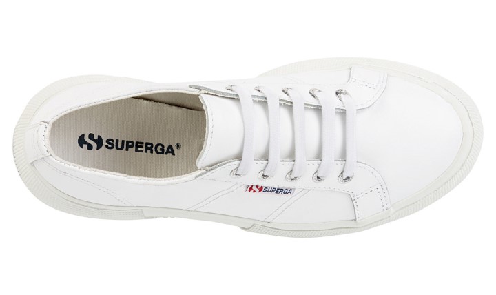 Superga 2287 Nappa Lea Up5 Bijela