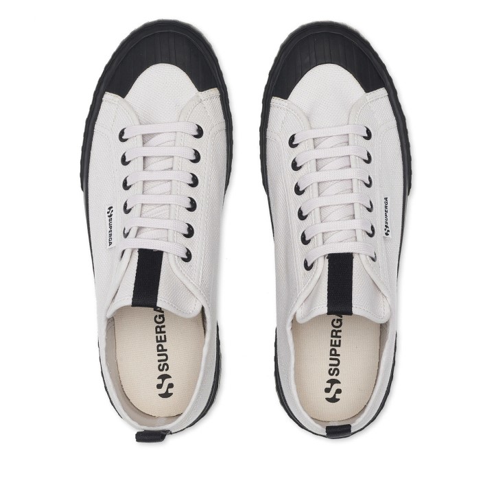 Superga 2630 Trakasta Traka Siva Lt-crna