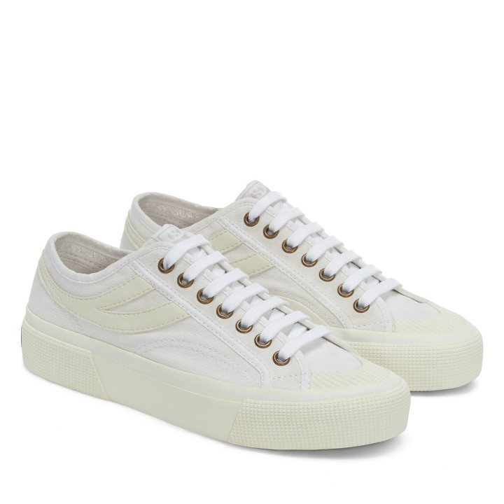 Superga 2750 Panatta 3.0 Bijelo-bijeli Avorio