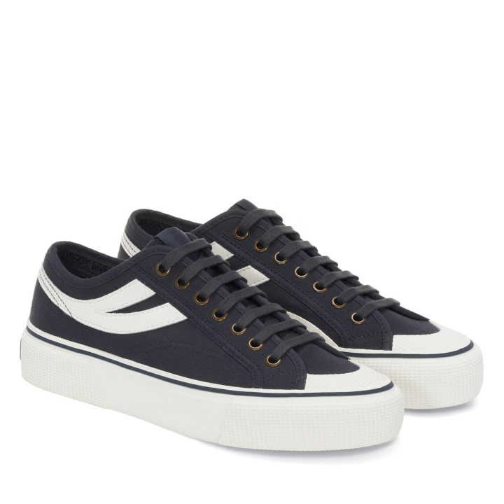 Superga 2750 Panatta 3.0 Plavo Siva Dk Bijela Avorio
