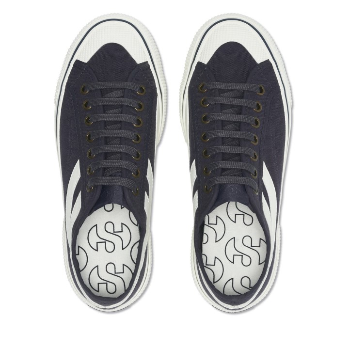 Superga 2750 Panatta 3.0 Plavo Siva Dk Bijela Avorio