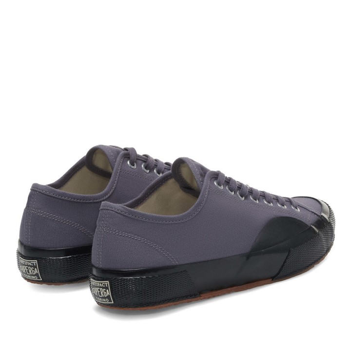 Superga 2431 Vijetnamsko Platno Siva Olujnocrna