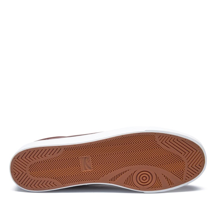 Superga 2843 Superga Sport Brušena Koža Konjak-bijela