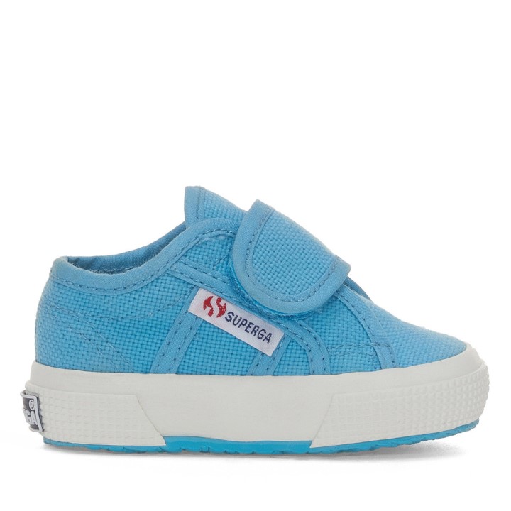 Superga 2750 Bstrap Baby Blue Lt Dusty - F Avorio