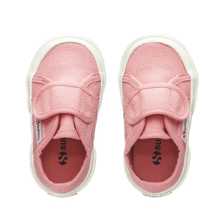 Superga 2750 Bstrap Baby Pink - F Avorio