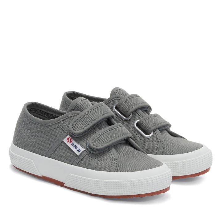 Superga 2750 Jstrap Classic Kids Siva Kadulja