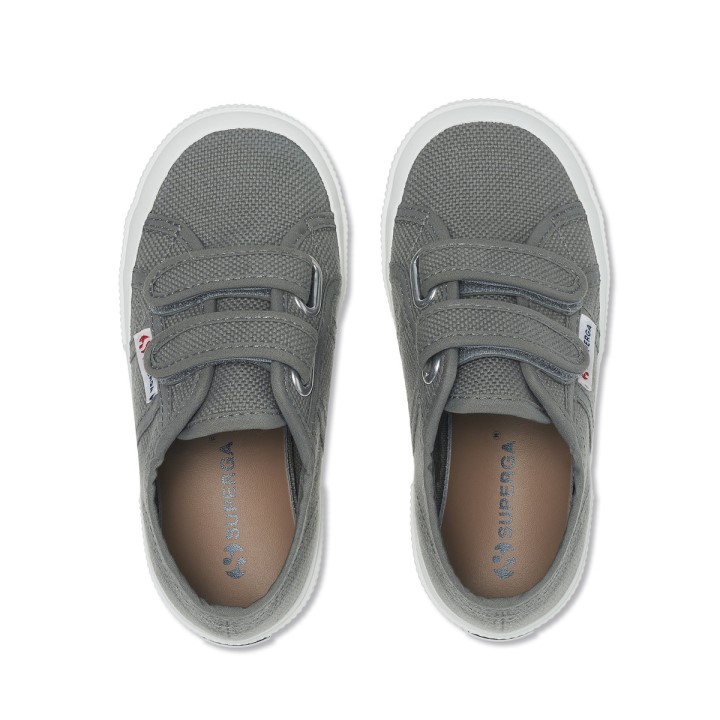 Superga 2750 Jstrap Classic Kids Siva Kadulja
