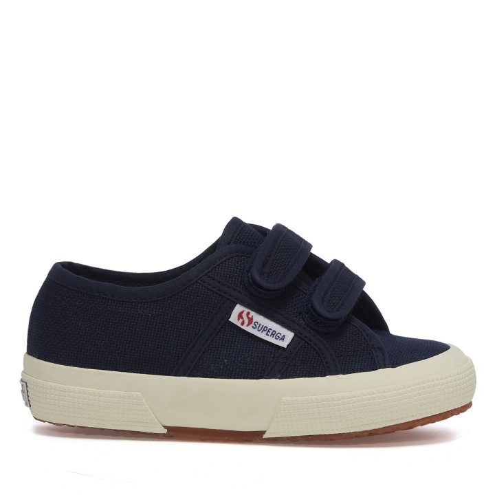 Superga 2750 Jstrap Classic Kids Tamnoplava