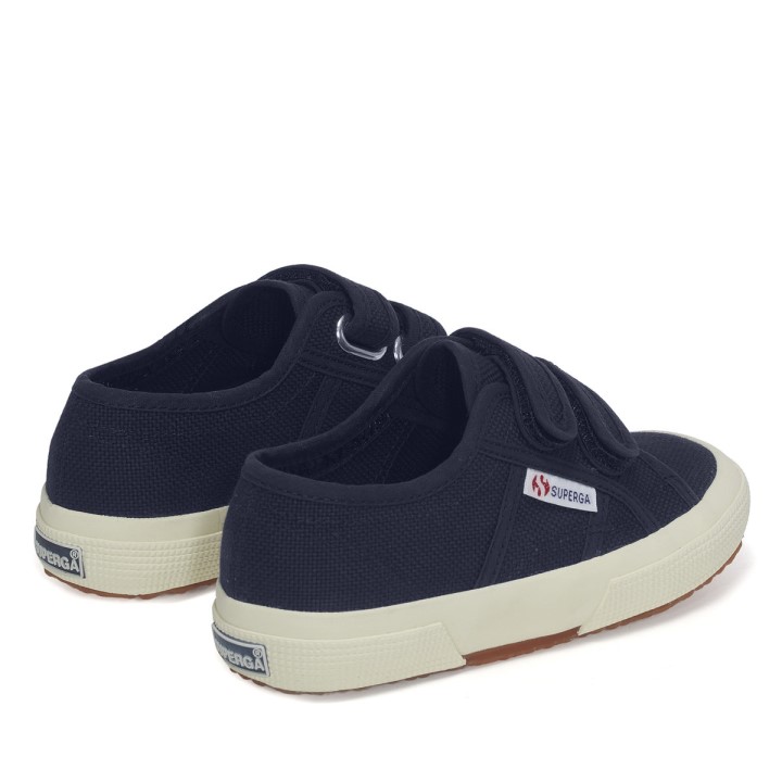 Superga 2750 Jstrap Classic Kids Tamnoplava