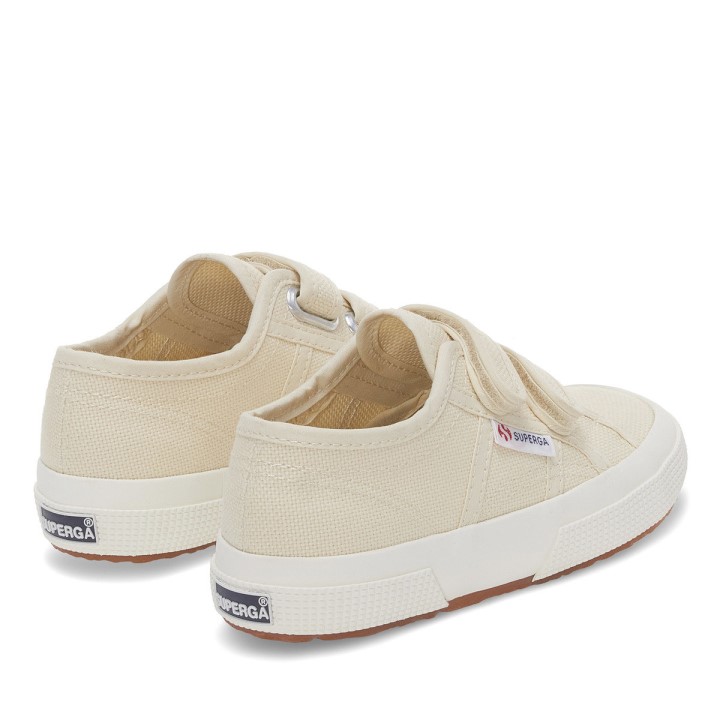 Superga 2750 Jstrap Classic Kids Bež Lt Ljuska Od Jaja - F Avorio