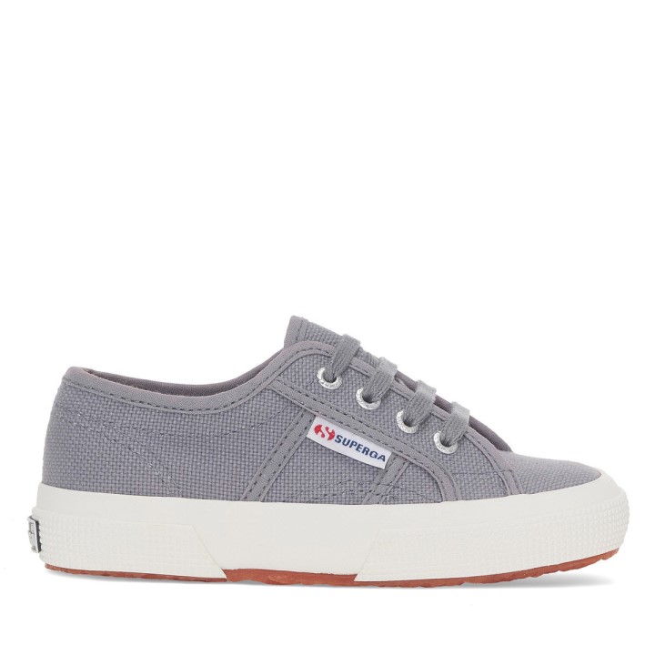 Superga 2750 Jcot Classic Kids Sivo Plavkasto-f Avorio