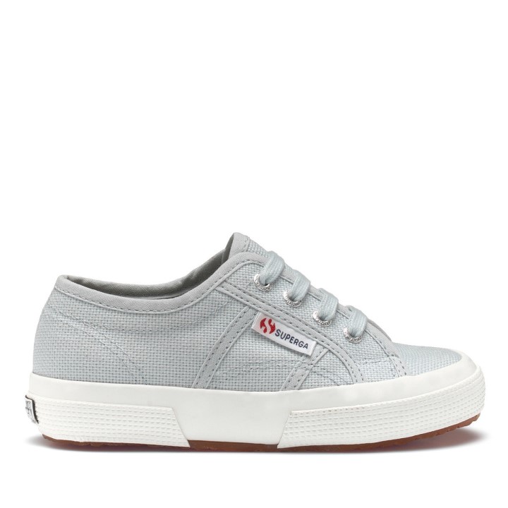 Superga 2750 Jcot Classic Kids Siva Lilla-f Avorio